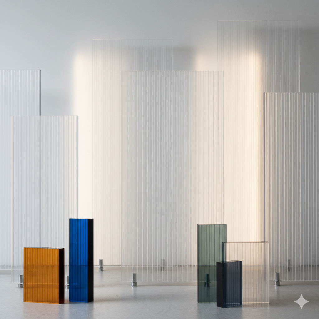 Fluted Acrylic Series Showcase