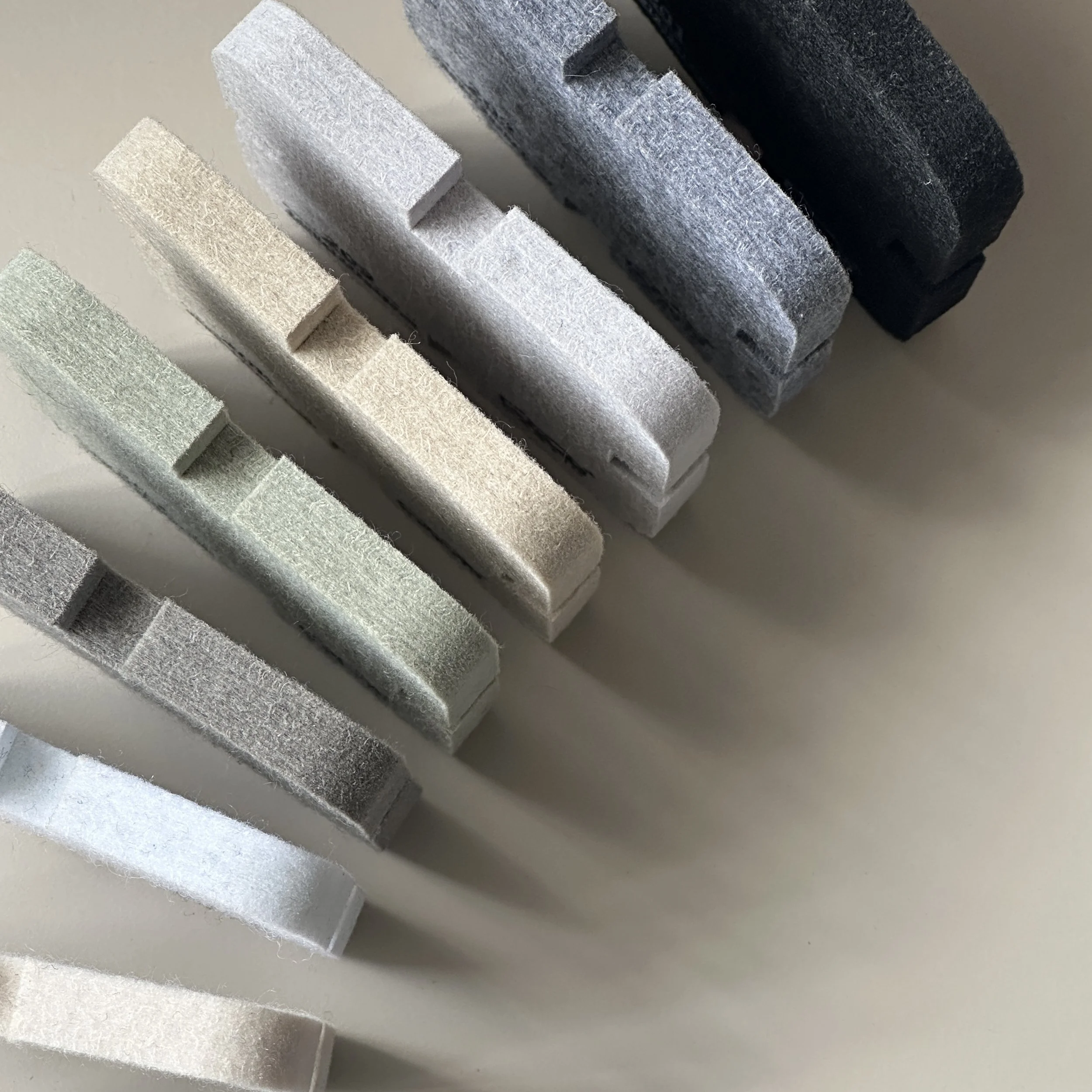 Acrylic Series - Fluted acrylic panel detail